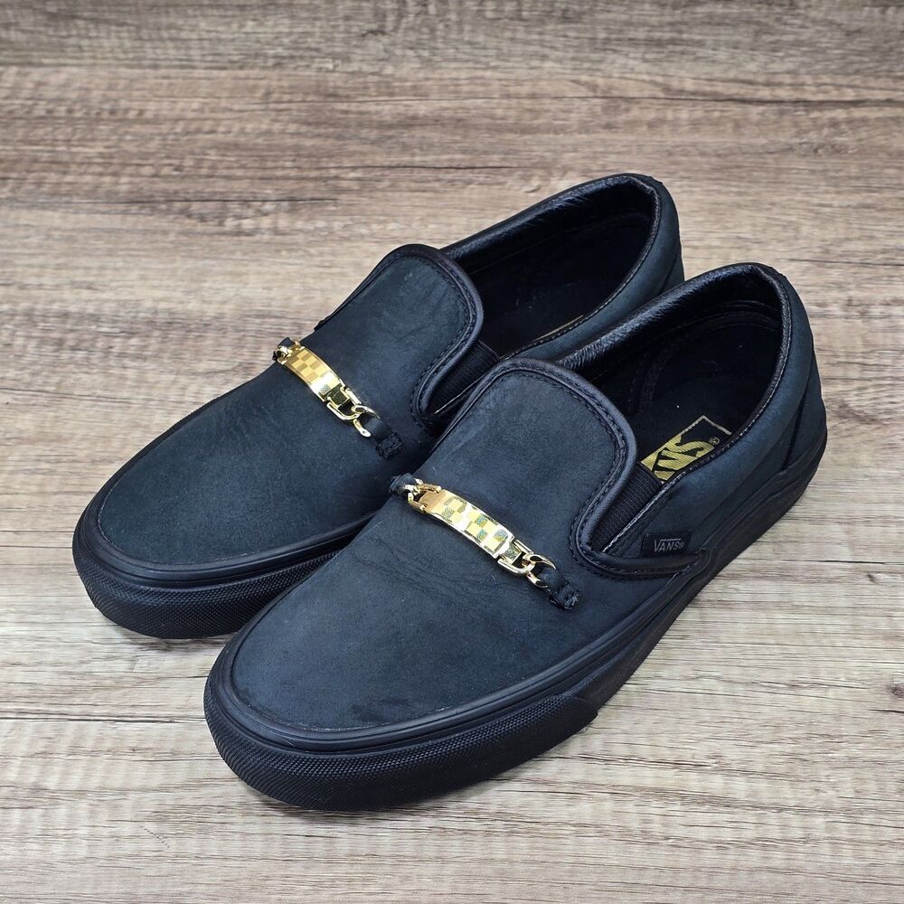 Vans ID Classic Slip On Men's Size 6.5 Women’s Size 8 Black Nubuck Shoes (721278 - Picture 9 of 9